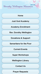Mobile Screenshot of dorothywellingtonministries.com